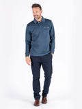 Pre End Origon Long sleeve Polo  Navy