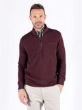 Pre End Tony .25 Zip Sweat Burgundy