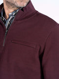 Pre End Tony .25 Zip Sweat Burgundy