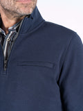 Pre End Tony .25 Zip Sweat Navy
