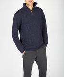IrelandsEye Half Zip Sweater Navy