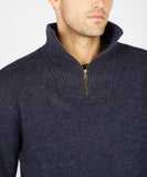 IrelandsEye Half Zip Sweater Navy