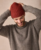 IrelandsEye Luxe Ribbed Hat Copper Marl