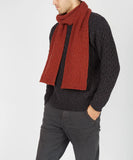 IrelandsEye Luxe Ribbed Scarf Copper Marl