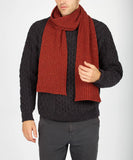 IrelandsEye Luxe Ribbed Scarf Copper Marl