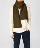 IrelandsEye Luxe Ribbed Scarf Loden