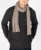 IrelandsEye Luxe Ribbed Scarf Rocky Ground