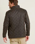 Brakeburn Dry Wax Quilted Jacket Brown