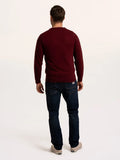 BRAKEBURN BRENTWOOD CREW NECK Burgundy