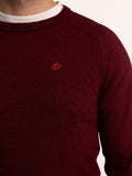 BRAKEBURN BRENTWOOD CREW NECK Burgundy