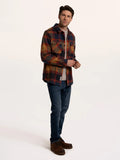 Brakeburn Checkford Check Shirt Navy