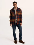 Brakeburn Checkford Check Shirt Navy
