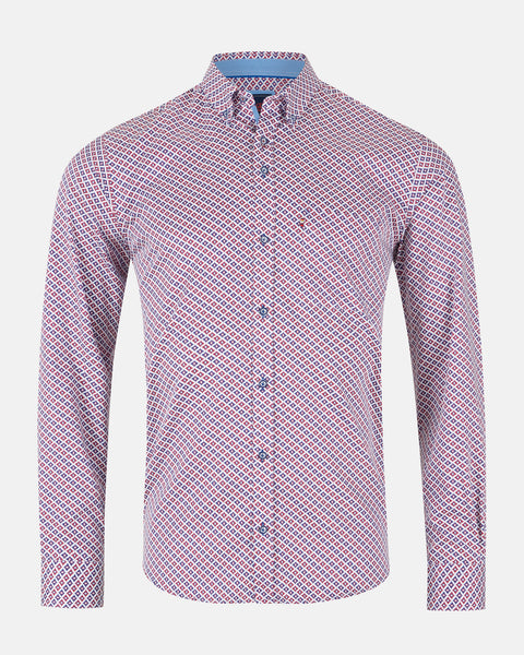 Andre Denver LS Shirt Burg