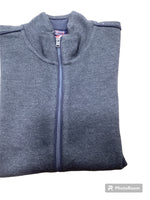 Pre End Jimmy Full Zip Cardigan Dk Grey