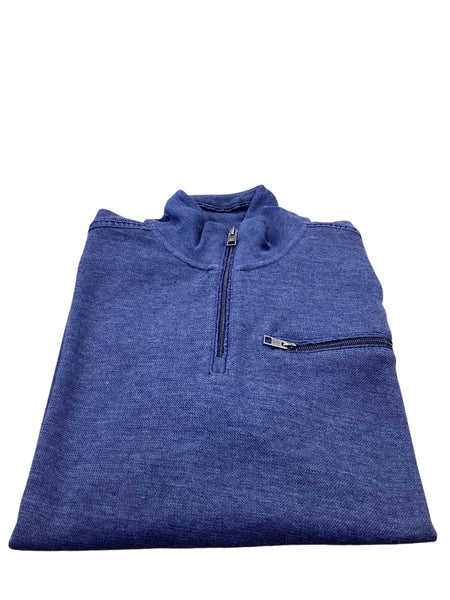 Pre End Chester .25 Zip Sweat Navy