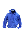 CottonRidge Plain Full Zip Hoodie Royal