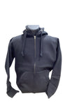 CottonRidge Plain Full Zip Hoodie Black