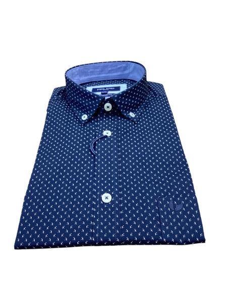 Pre End Napoli Ls Shirt Navy
