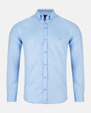 Andre Rhine/Oslo LS Shirt Plain Blue