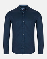 Andre Rhine/Oslo LS Shirt Plain Navy