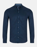 Andre Rhine/Oslo LS Shirt Plain Navy