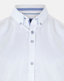 Andre Rhine  Oxford LS Shirt Plain White