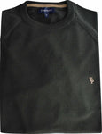 Tom Penn TPO69K Plain Crew Neck Khaki