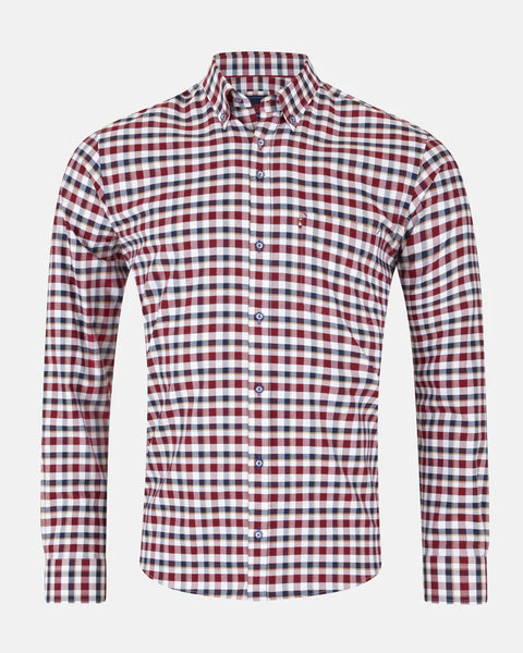 Andre Texas LS Shirt Burg