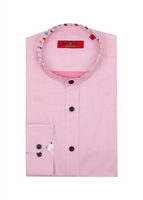 Wilson & Sloane TRIMMED GRANDAD PINK