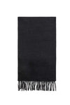 Failsworth Lambswool Plain Scarf Black