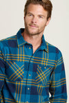 Breakburn Winter Checked Shirt Navy