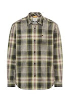 Camel Active Large Check Shirt Green