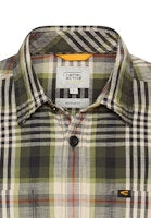 Camel Active Large Check Shirt Green