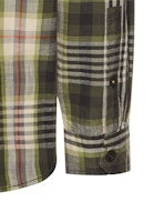 Camel Active Large Check Shirt Green