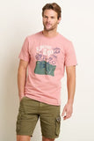 Brakeburn Blood Sweat and Gears Tee Pink