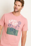 Brakeburn Blood Sweat and Gears Tee Pink