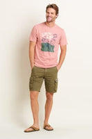 Brakeburn Blood Sweat and Gears Tee Pink