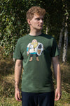 Dave Viking Full Body Colour on Green