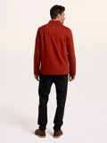 Brakeburn Frampton 1/4 Zip Sweat Rust