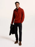 Brakeburn Frampton 1/4 Zip Sweat Rust