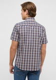 Mustang Gilroy SS Shirt Green Brown Chk