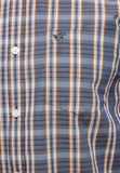 Mustang Gilroy SS Shirt Green Brown Chk