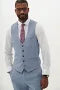 MARC DARCY HM5 WAISTCOAT SKY BLUE