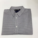 French Connection Print Shirt Navy Cube