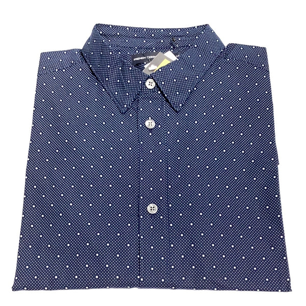 French Connection Print Shirt Navy Spot