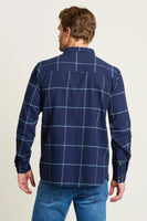 Breakburn Checked Shirt Navy