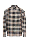 Camel Active Check Shirt Navy/brown