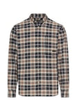 Camel Active Check Shirt Navy/brown