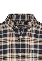 Camel Active Check Shirt Navy/brown