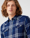 Wrangler  WESTERN SHIRT DARK INDIGO